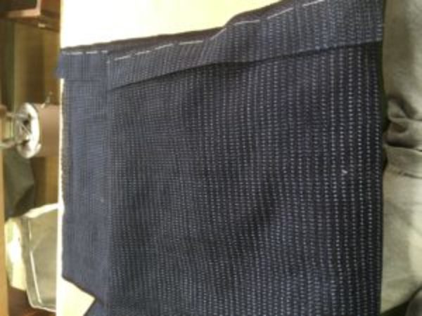 袖割縫い　男物袷　長着