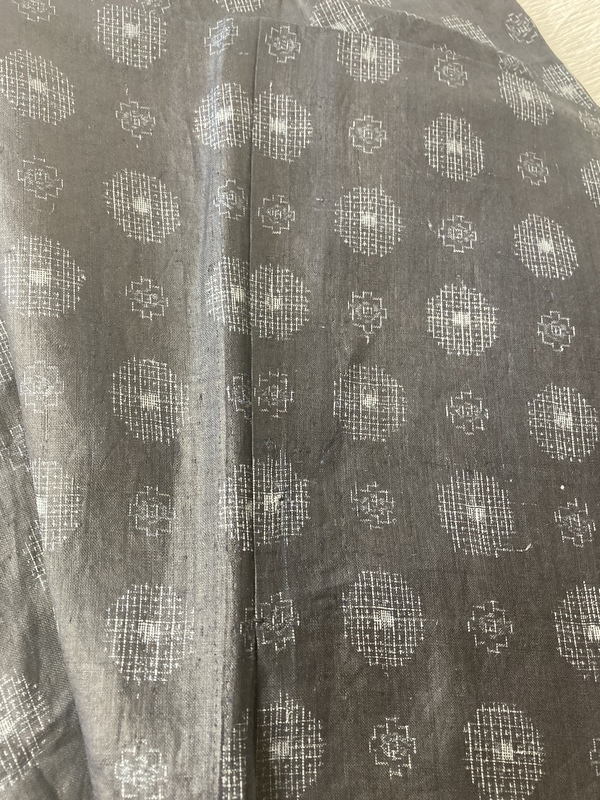 能登上布縫いました